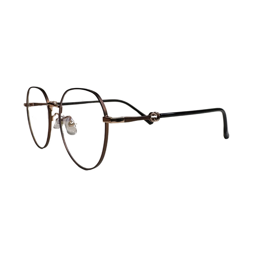 Marco metálico para lentes ópticos, modelo 185