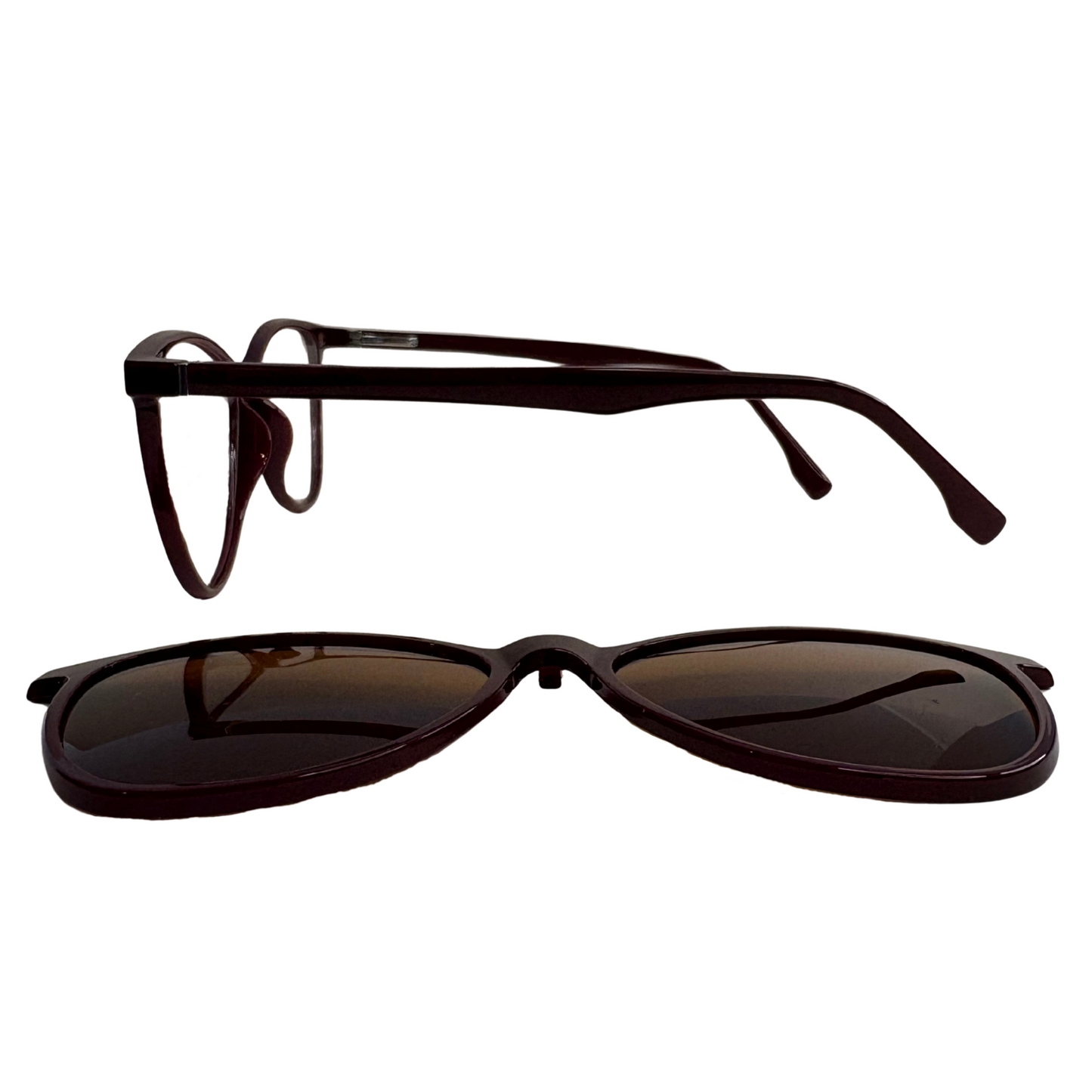 Lentes ópticos con imán y clip para el sol, modelo 283
