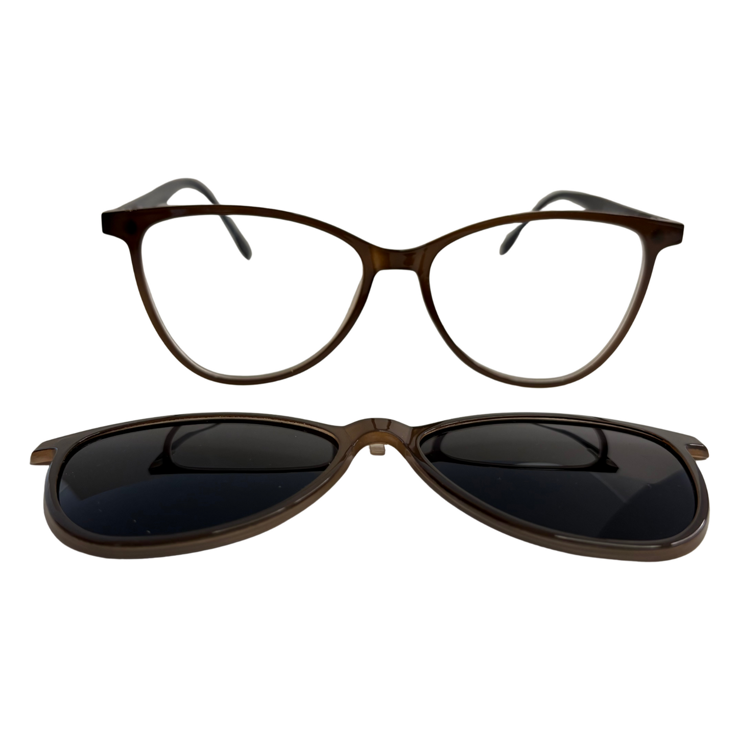 Lentes ópticos con imán y clip para el sol, modelo 284