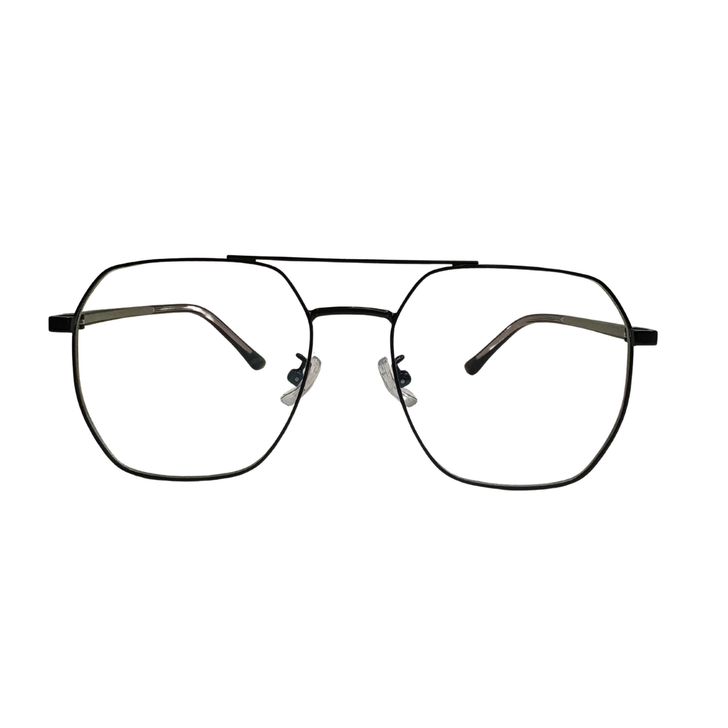 Marco metálico para lentes ópticos, modelo 156
