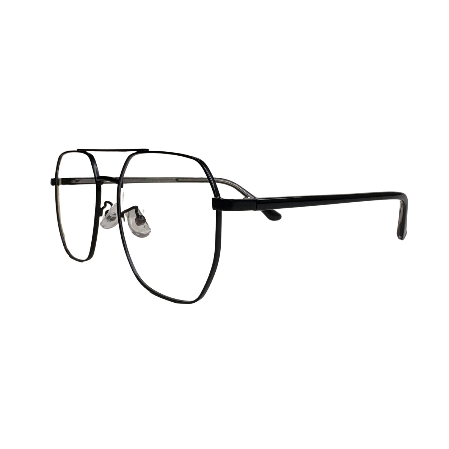 Marco metálico para lentes ópticos, modelo 156