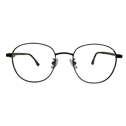 Marco metálico para lentes ópticos, modelo 158