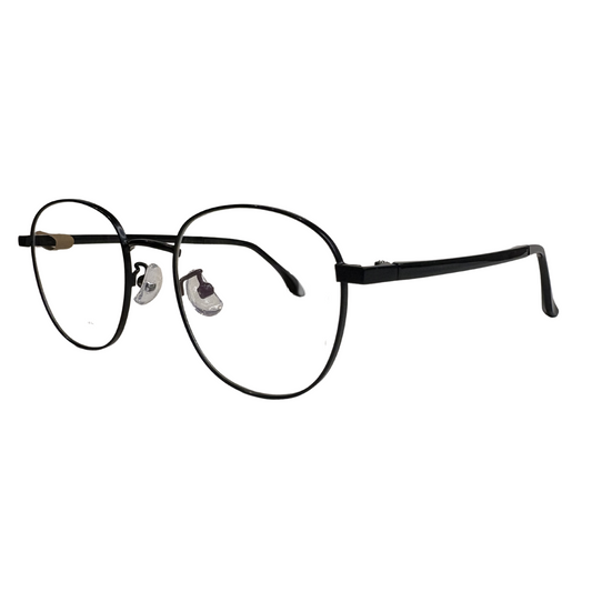 Marco metálico para lentes ópticos, modelo 158