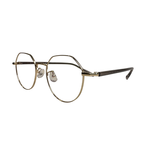 Marco metálico para lentes ópticos, modelo 163