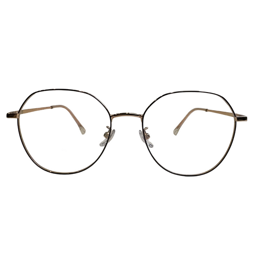 Marco metálico para lentes ópticos, modelo 166