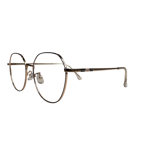 Marco metálico para lentes ópticos, modelo 166