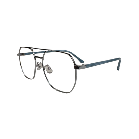 Marco metálico para lentes ópticos, modelo 169
