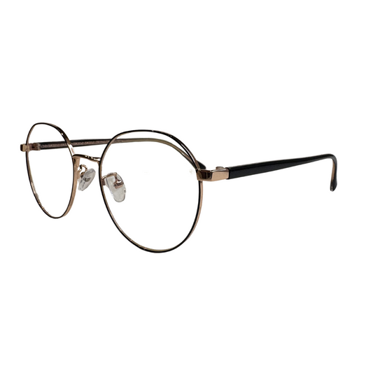 Marco metálico para lentes ópticos, modelo 182