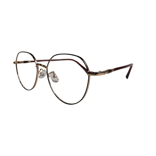 Marco metálico para lentes ópticos, modelo 183