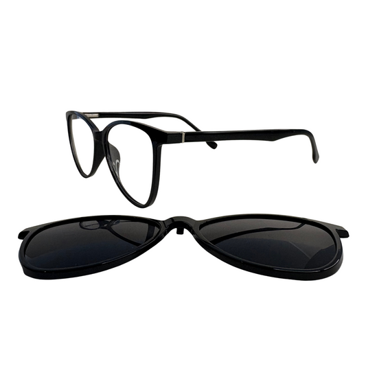 Lentes ópticos con imán y clip para el sol, modelo 282