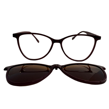Lentes ópticos con imán y clip para el sol, modelo 283