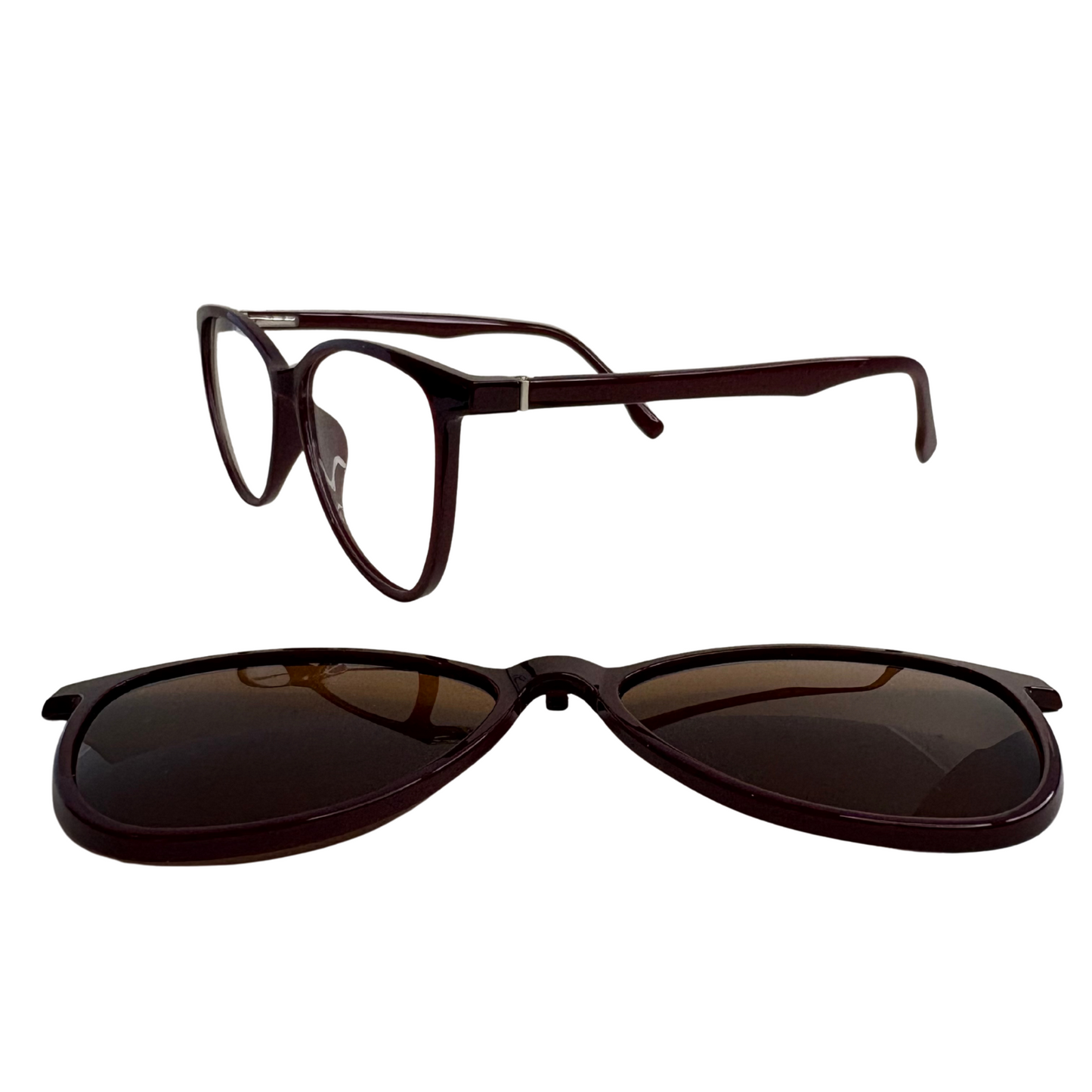 Lentes ópticos con imán y clip para el sol, modelo 283