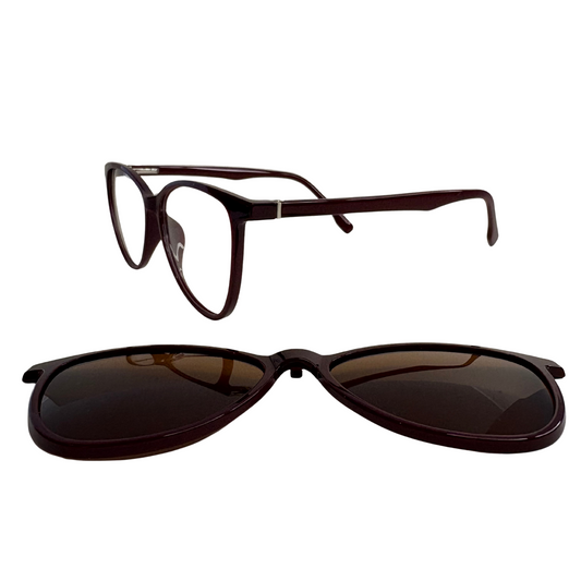 Lentes ópticos con imán y clip para el sol, modelo 283