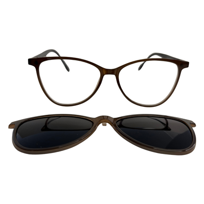 Lentes ópticos con imán y clip para el sol, modelo 284