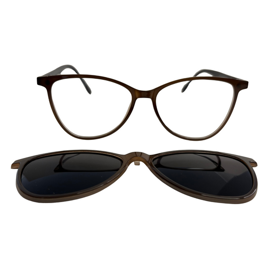 Lentes ópticos con imán y clip para el sol, modelo 284