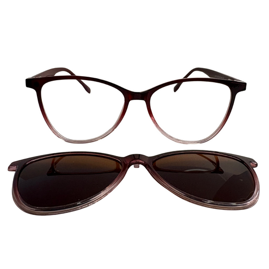 Lentes ópticos con imán y clip para el sol, modelo 285