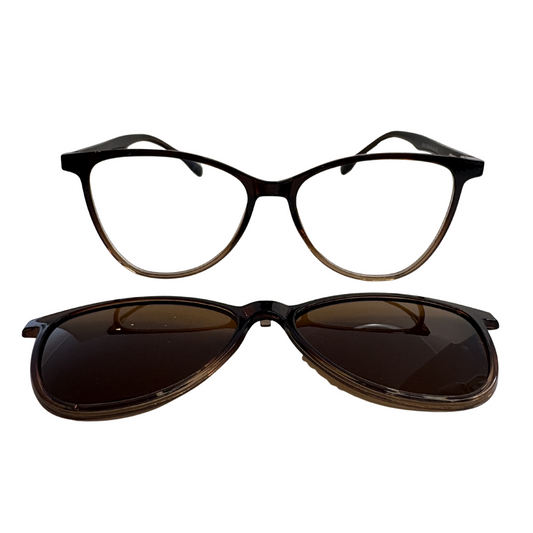 Lentes ópticos con imán y clip para el sol, modelo 286