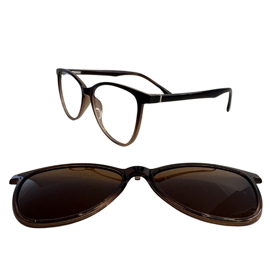 Lentes ópticos con imán y clip para el sol, modelo 286